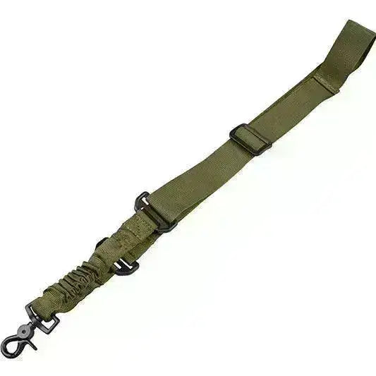 Amomax - Tactical Single Point Sling - Round Hook - Olive - Game-On.no