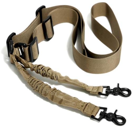 Amomax - Tactical Two Point Sling - Round Hook - Coyote Brown - Game-On.no