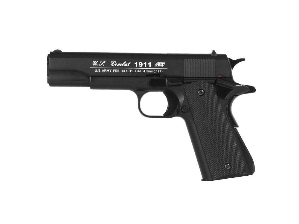 ASG - 1911 US Combat Luftpistol med Blowback - 4.5mm BB - Game-On.no