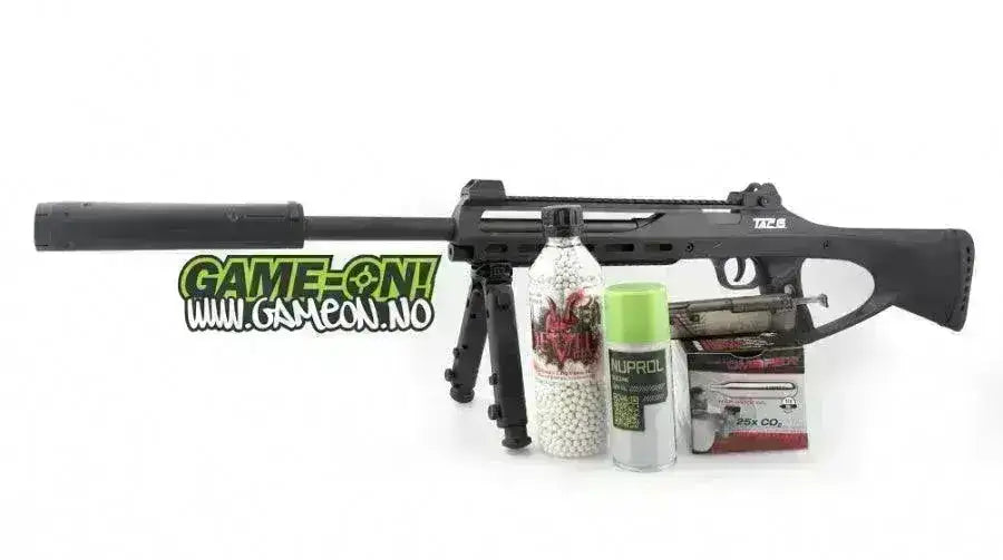 ASG TAC6 Sniper Co2 - 6mm Airsoft - KRAFTPAKKE - Game-On.no