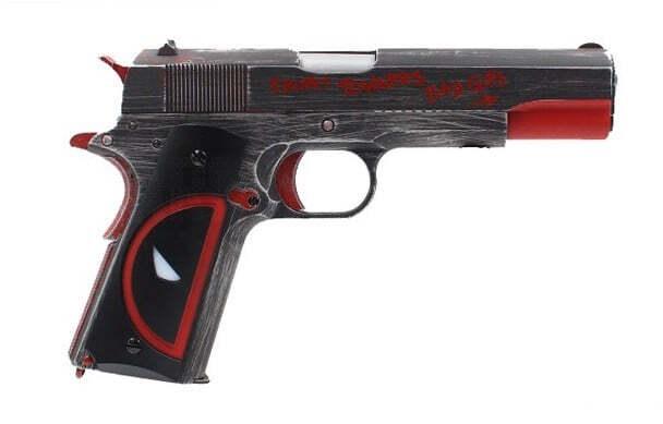 AW 1911 - Gassdrevet Softgun Full Metall - Deadpool Edition - Game-On.no