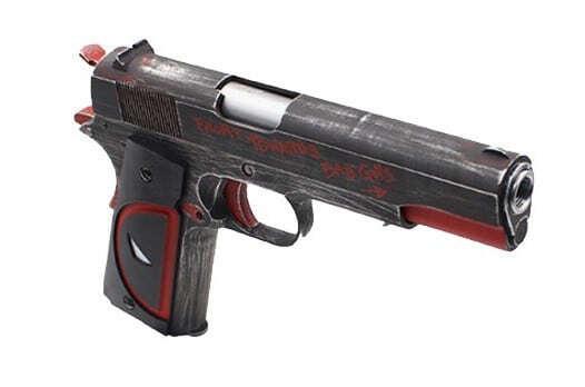 AW 1911 - Gassdrevet Softgun Full Metall - Deadpool Edition - Game-On.no