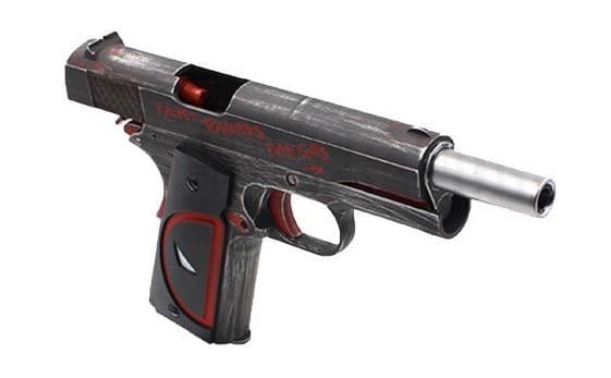 AW 1911 - Gassdrevet Softgun Full Metall - Deadpool Edition - Game-On.no