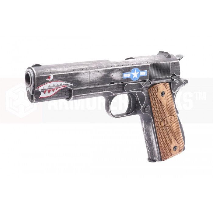 AW Custom - 1911 Squadron Softgun Pistol med Blowback - Game-On.no