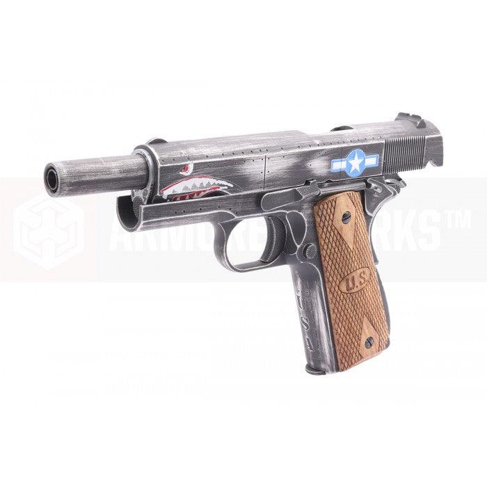 AW Custom - 1911 Squadron Softgun Pistol med Blowback - Game-On.no