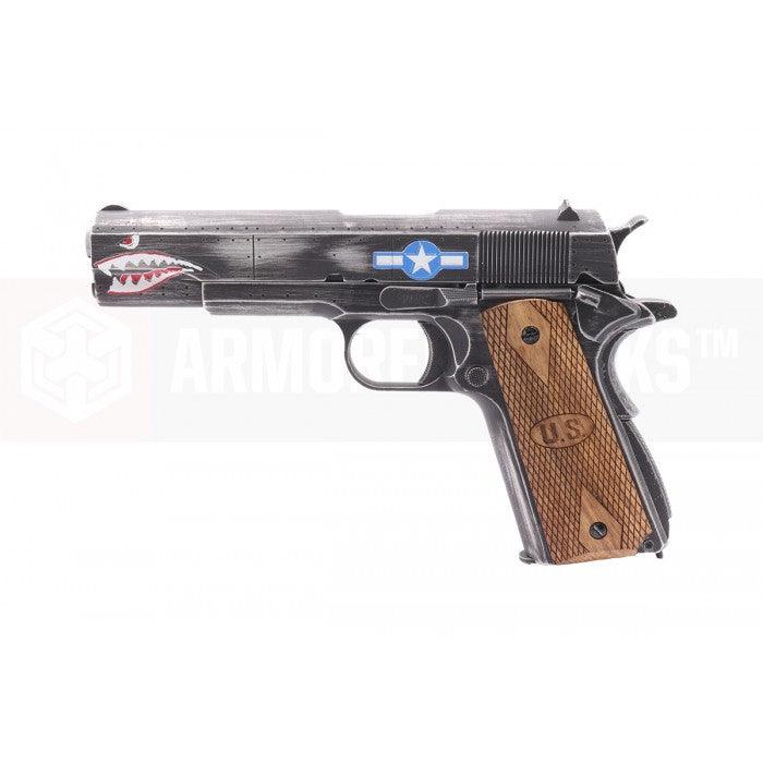 AW Custom - 1911 Squadron Softgun Pistol med Blowback - Game-On.no