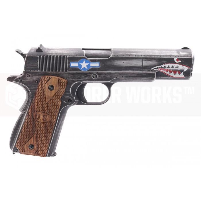 AW Custom - 1911 Squadron Softgun Pistol med Blowback - Game-On.no