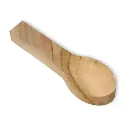 B7 - Skje Emne av Valnøtt til Treskjæring - Game-On.no