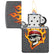 Zippo Rietveld Flaming Skull Lighter