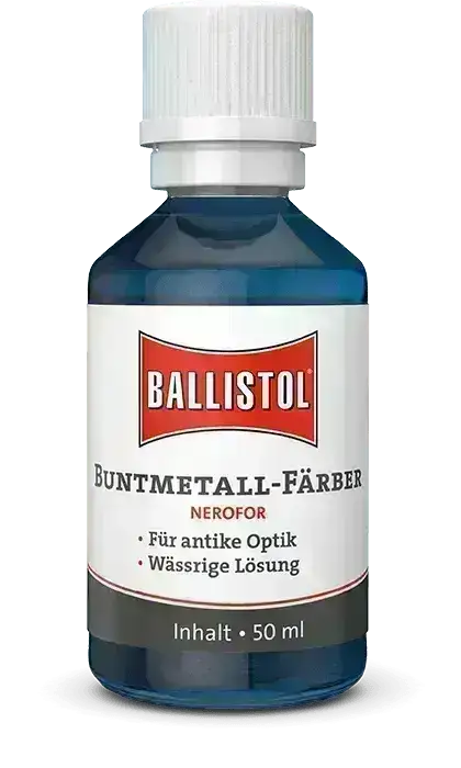 Ballistol Nerofor - Fargestoff Antikk Messing - 50ml - Game-On.no