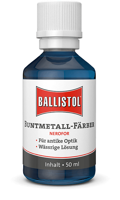 Ballistol Nerofor - Fargestoff Antikk Messing - 50ml - Game-On.no