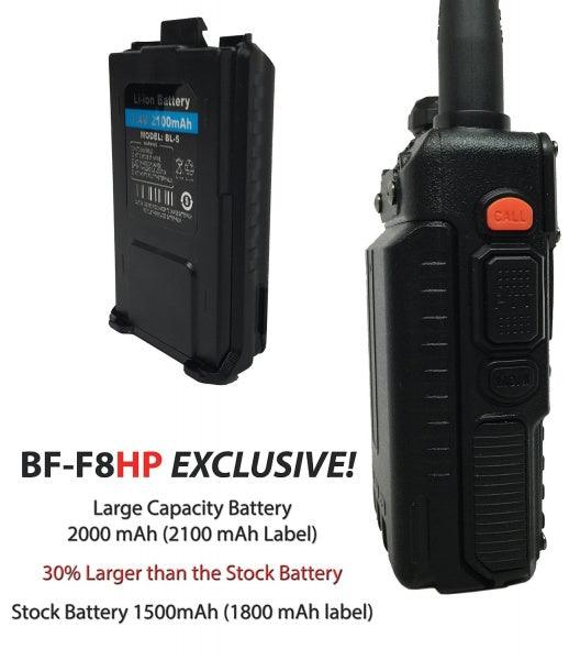 Baofeng BF-F8HP Walkie-Talkie Sett - Dual Band+Radio - Game-On.no