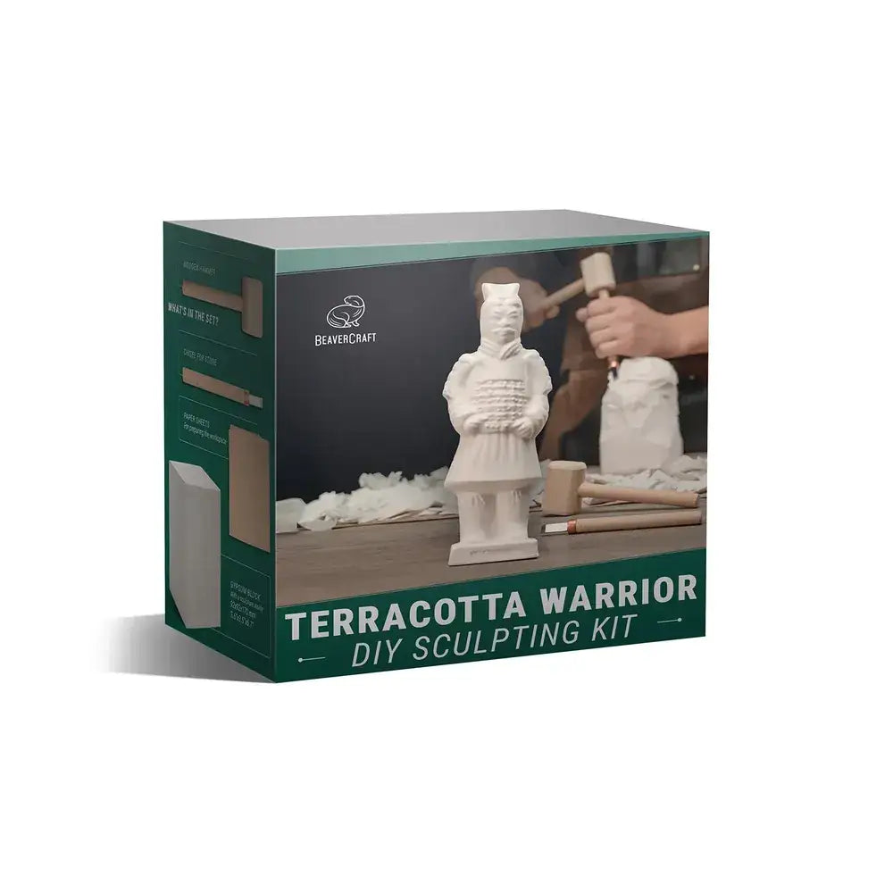 Beaver Craft DIY Terrakotta Kriger – DIY Skulptursett - Game-On.no