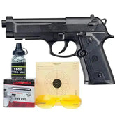 Beretta Elite II Startpakke – luftpistol, 25 CO2-patroner, 1500 BB-kuler og 50 blinker samlet