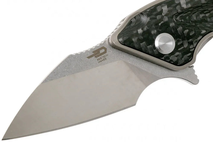 Bestech - Goblin S35VN Foldekniv - Svart Karbonfiber - Game-On.no