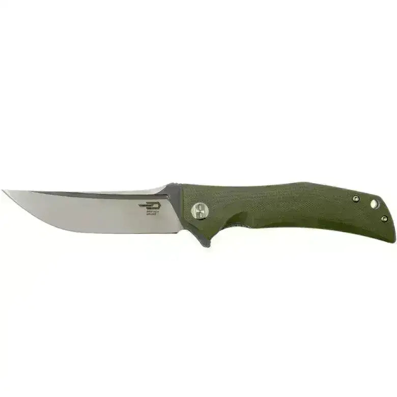 Bestech - Scimitar Foldekniv - Grønn G10 - Game-On.no