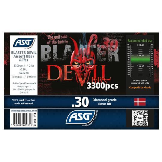 Blaster Devil Softgunkuler 0.30g - 3300stk - Game-On.no