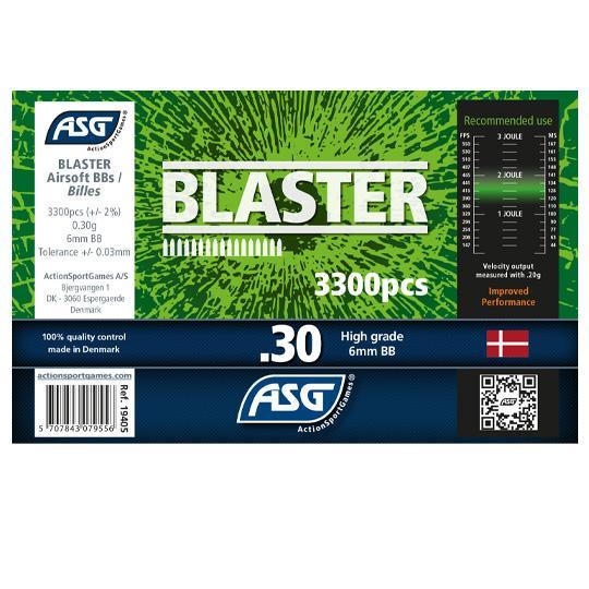 Blaster Softgunkuler 0.30g - 3300stk - Game-On.no