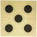 Blinker 14x14cm - 5stk skyteskiver - 1stk - Game-On.no