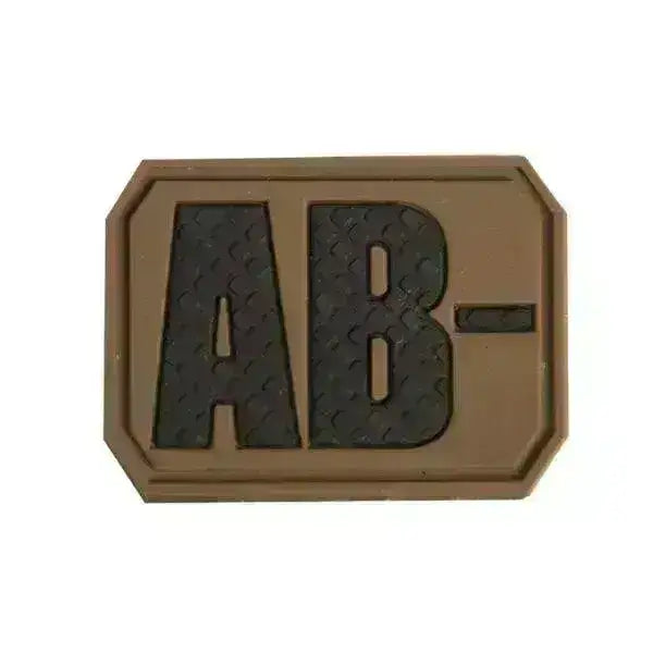 Blodtype 3D Patch - Olive - AB- - Game-On.no
