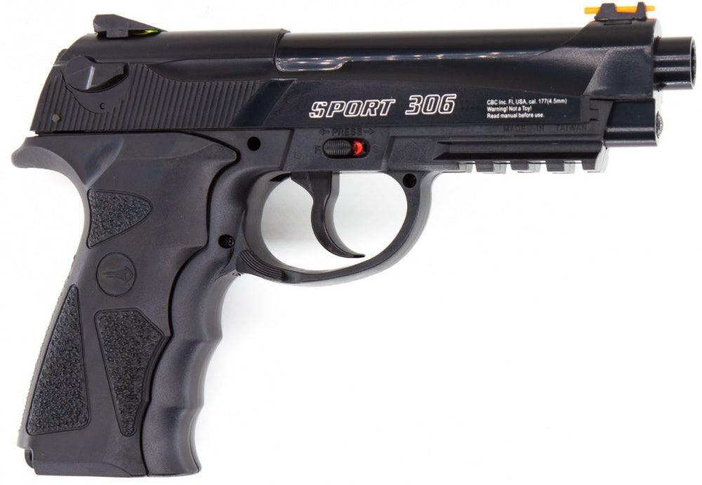 Borner - M9 Sport 306 CO2 Drevet Luftpistol - 4.5mm BB - Game-On.no