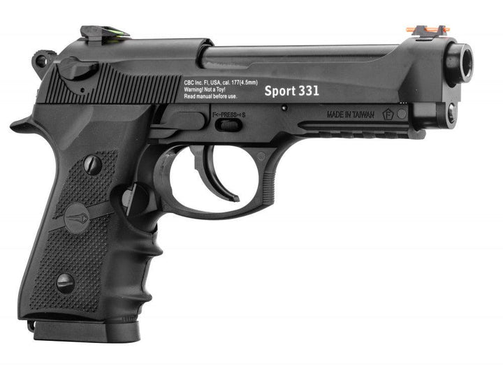 Borner - M9 Sport 331 CO2 Drevet Luftpistol - 4.5mm BB - Game-On.no