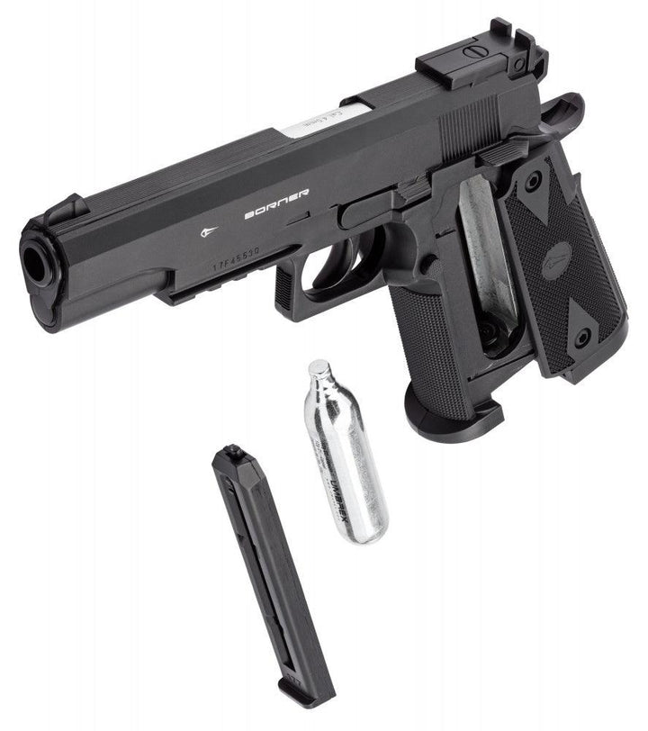 Borner - STI (WIN304) CO2 Drevet Luftpistol - 4.5mm BB - Game-On.no