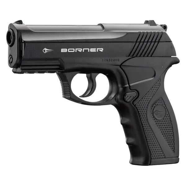 Borner C11 CO2 luftpistol 4.5mm BB, fra siden