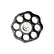 Borner M9 Classic roterende klips, forfra med metallnav
