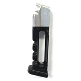 Borner M9 Classic CO2-magasin, sidebilde med vindu for CO2-patron