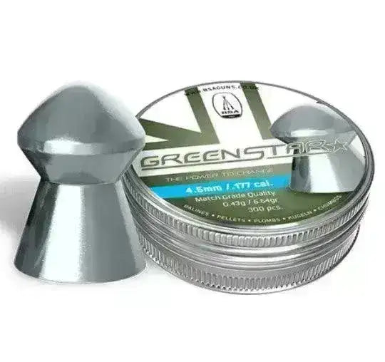 BSA - GreenStar 4.5mm Blyfri Pellets til Luftvåpen - 300stk - Game-On.no