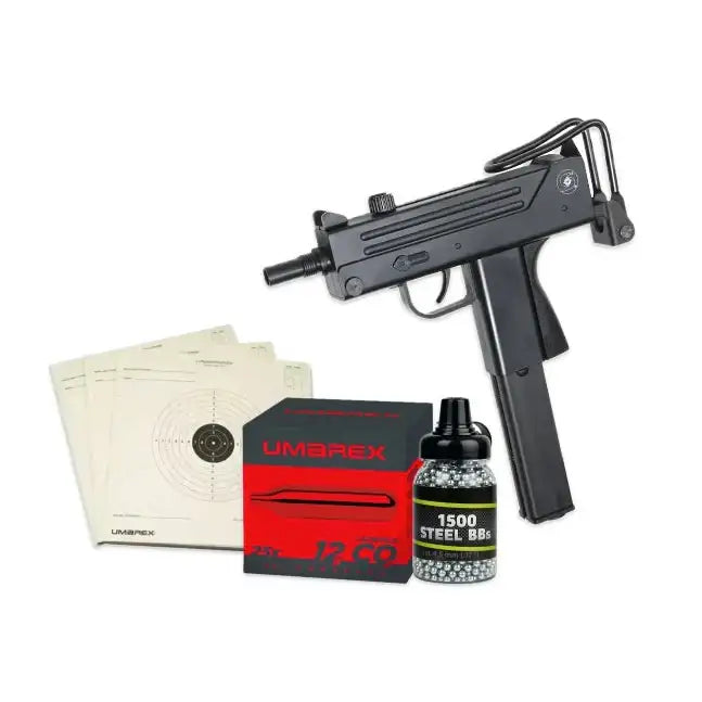 Cobray Ingram M11 Luftpistol - 4.5mm BB - PAKKESETT - Game-On.no