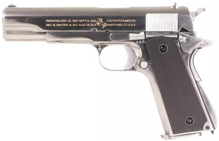 Colt 1911 A1 Co2 Airsoft Pistol - Sølv - Game-On.no