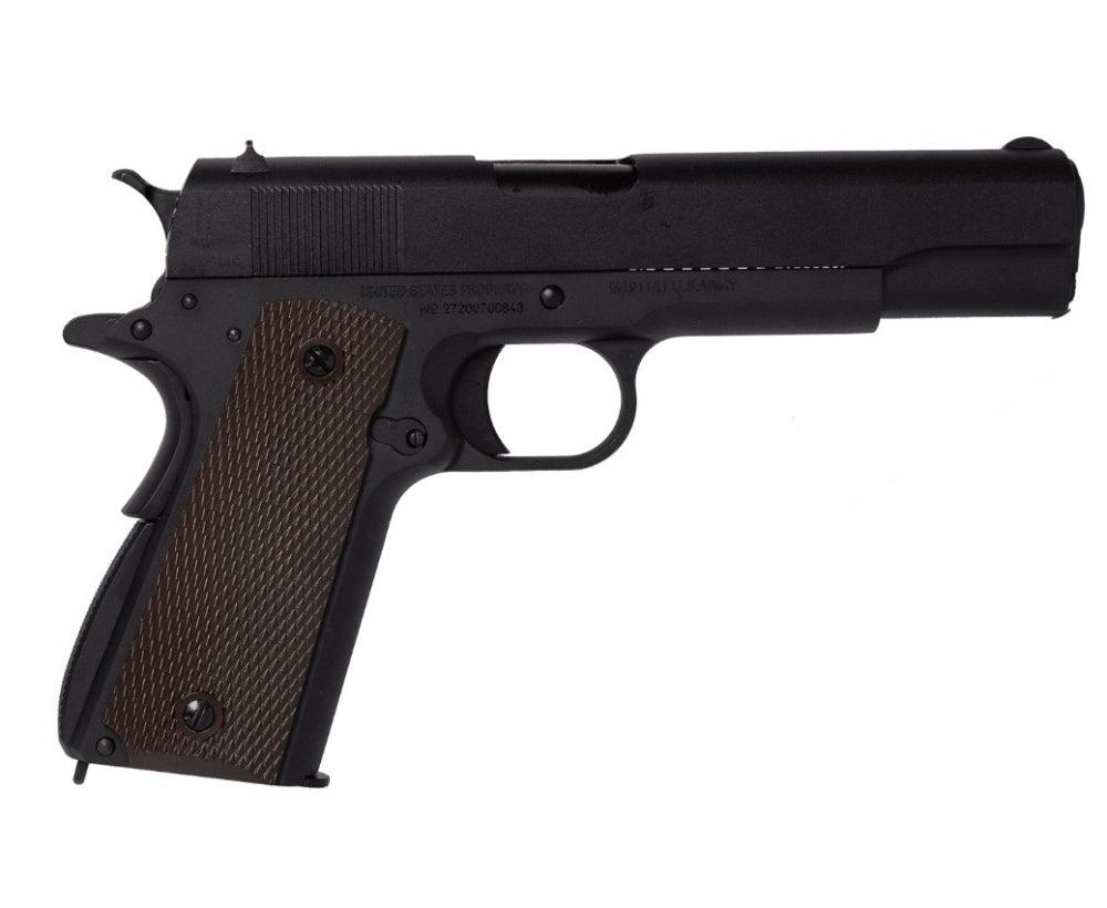 Colt 1911 GBB Co2 Full Metall Airsoft Pistol - Svart - Game-On.no