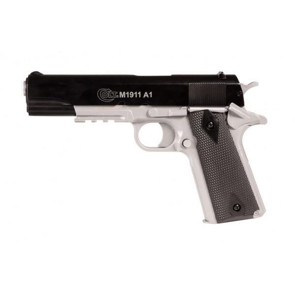 Colt 1911 HPA Fjærdrevet Softgun med Metallslide - Dual Tone - Game-On.no