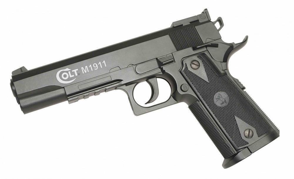 Colt 1911 Match - Co2 Drevet Softgunpistol uten Blowback - Svart - Game-On.no