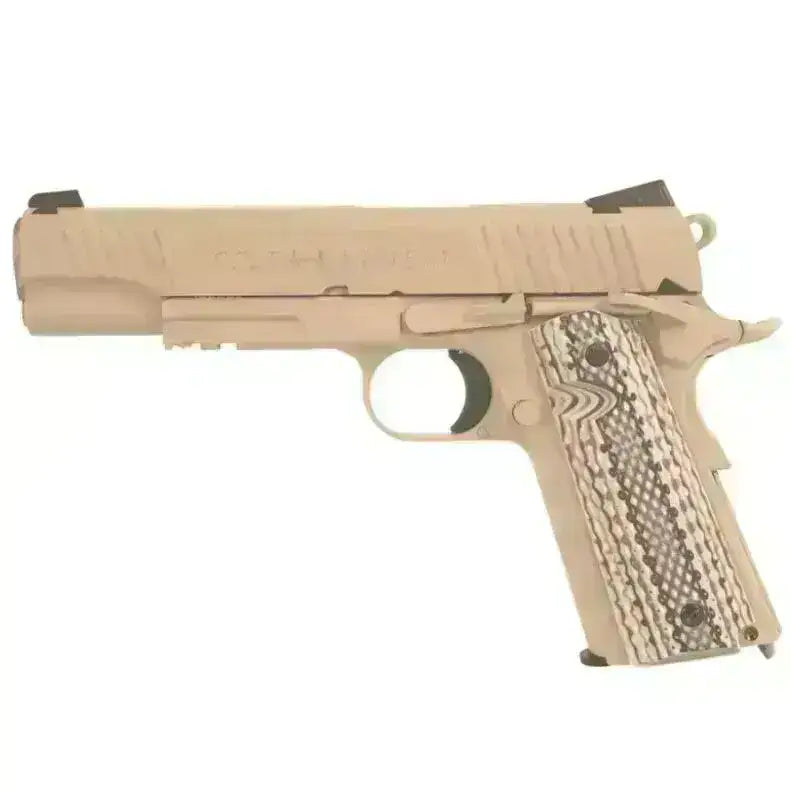 Colt M1911 M45A1 TAN - Co2 drevet Softgun med Blowback - Game-On.no