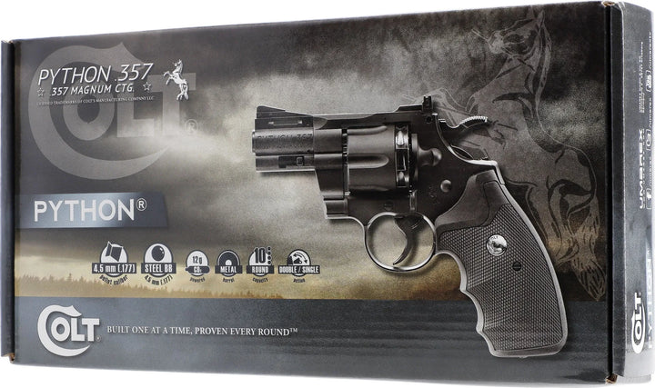 Colt Python 2.5 - Sort - 4,5mm Pellets/BB - Game-On.no