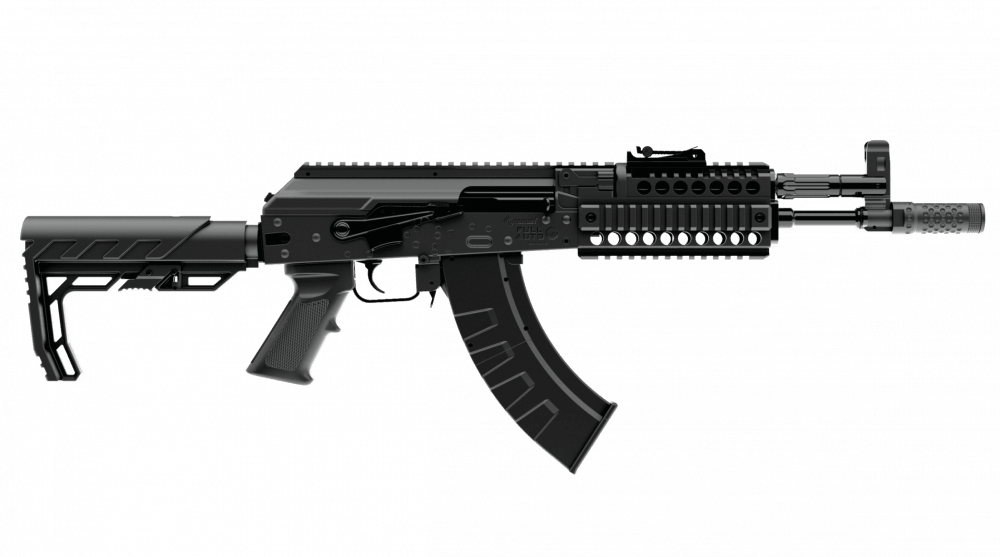 Crosman AK1 Full Auto - 4.5mm Luftgevær CO2 - Svart - Game-On.no