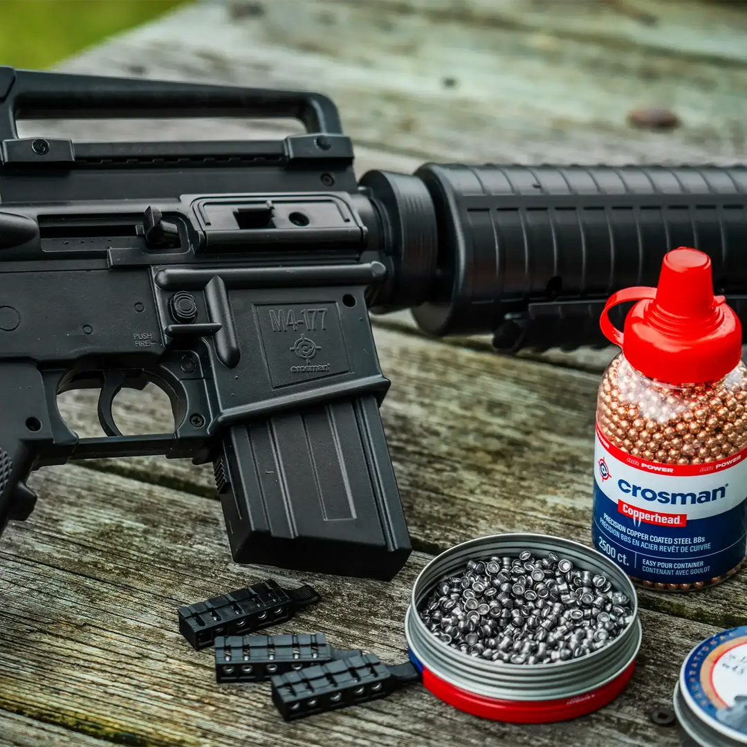 Crosman M4-177 - 4.5mm Pumpe Luftgevær - Pakkesett - Game-On.no