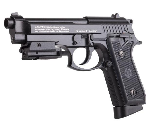 Crosman P1 Luft Pistol CO2 - 4.5mm BB Semi/Fullauto med Laser - Game-On.no