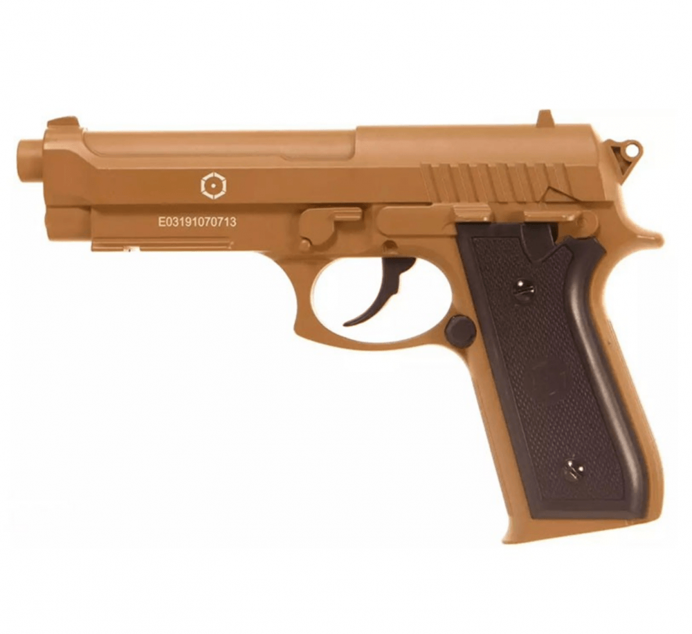 Cybergun - PT92 Co2 Drevet Airsoftpistol GNB - TAN - Game-On.no