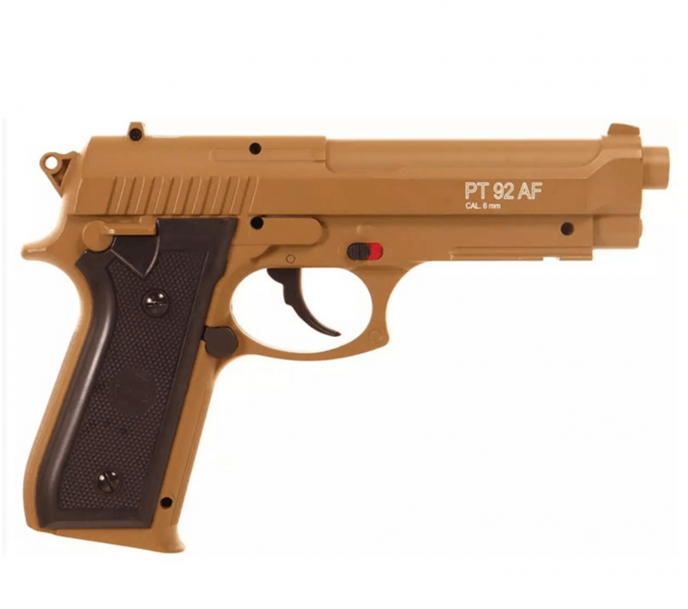 Cybergun - PT92 Co2 Drevet Airsoftpistol GNB - TAN - Game-On.no