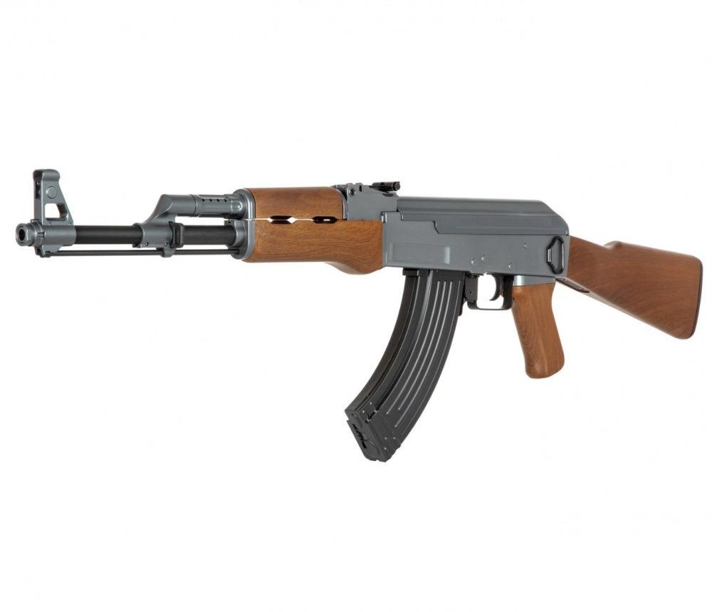 CYMA - AK47 Elektrisk Softgun Rifle - Wood - Game-On.no