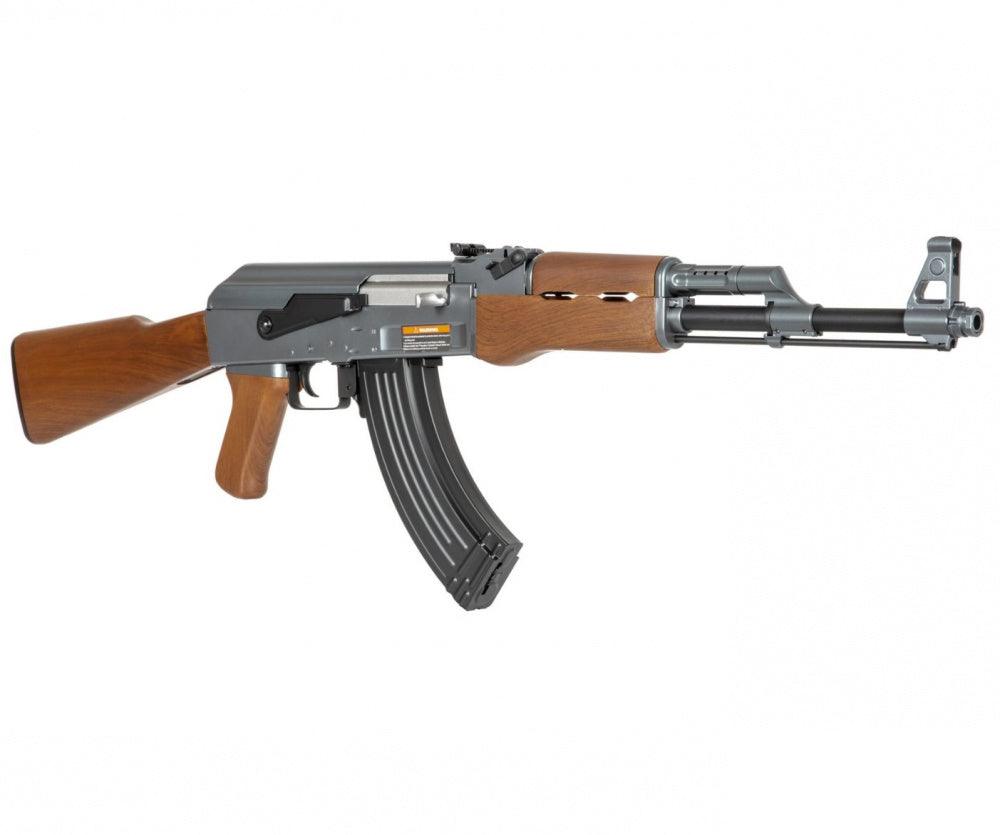 CYMA - AK47 Elektrisk Softgun Rifle - Wood - Game-On.no