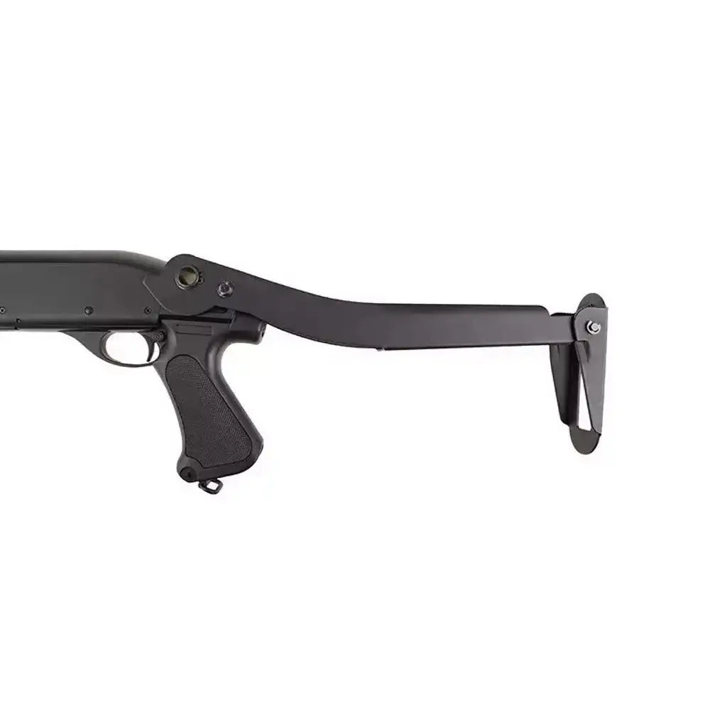 CYMA - M870 Taktisk CQB Softgun Hagle med Foldbar Kolbe - 3 Skudds Pump - Game-On.no