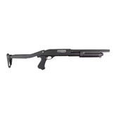 CYMA - M870 Taktisk CQB Softgun Hagle med Foldbar Kolbe - 3 Skudds Pump - Game-On.no