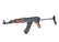 Cyma CM028S AKS47 Elektrisk Softgun m/Foldekolbe - Sort/Brun - motsatt side