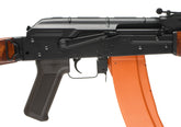 Cyma CM052S RPK-74S Full Metal Elektrisk Softgun - Sort/Brun - detalj av receiver og avtrekk