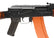 Cyma CM052S RPK-74S Full Metal Elektrisk Softgun - Sort/Brun - detalj av receiver og avtrekk